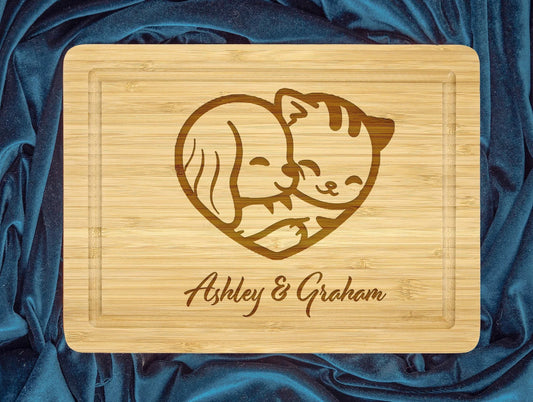 Engraved Couples Cutting Board