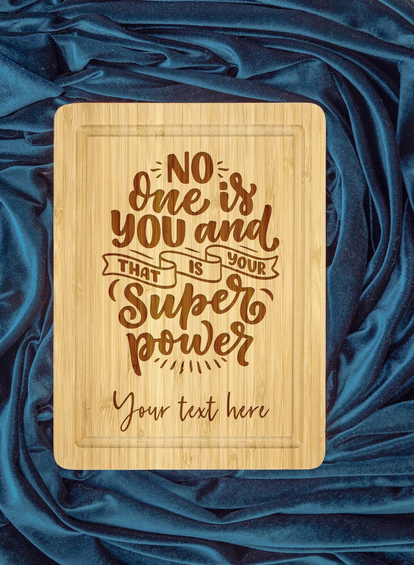 No One is You Super Power Cutting Board Gift