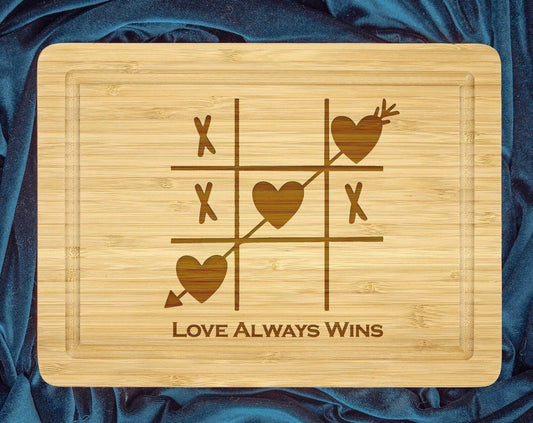 You Are Always in My Heart: A Personalized Cutting Board for Enduring Love