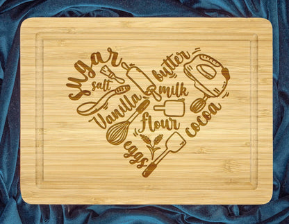 Mom's Kitchen Cutting Board: A Gift of Love