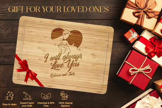 I Will Always Love You: Express Your Eternal Love with a Personalized Cutting Board