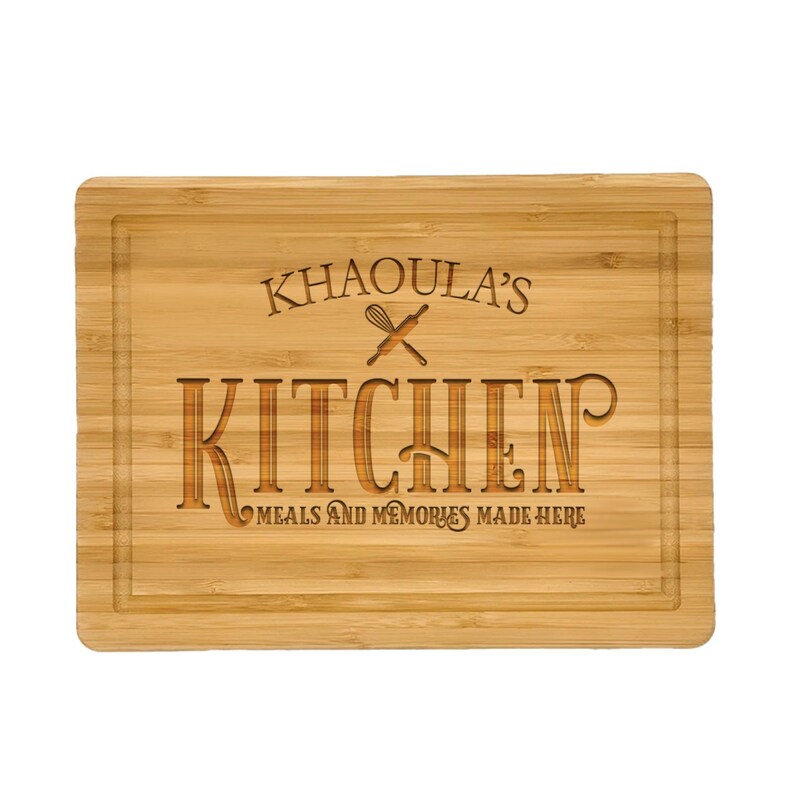 Personalized Kitchen Cutting Board - Ideal for Family Thanksgiving, Fall Party, and Christmas Gift
