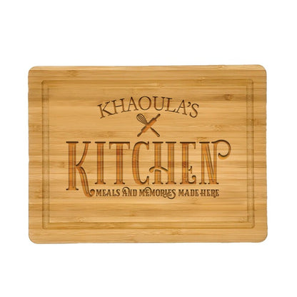 Personalized Kitchen Cutting Board - Ideal for Family Thanksgiving, Fall Party, and Christmas Gift
