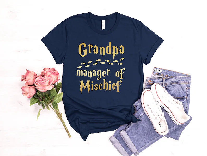 Magical Family Shirts | Mom, Dad & Mischief Manager Christmas Gift Tees