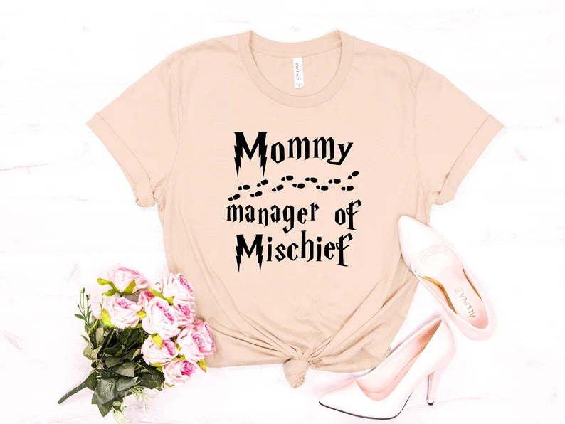 Magical Family Shirts | Mom, Dad & Mischief Manager Christmas Gift Tees