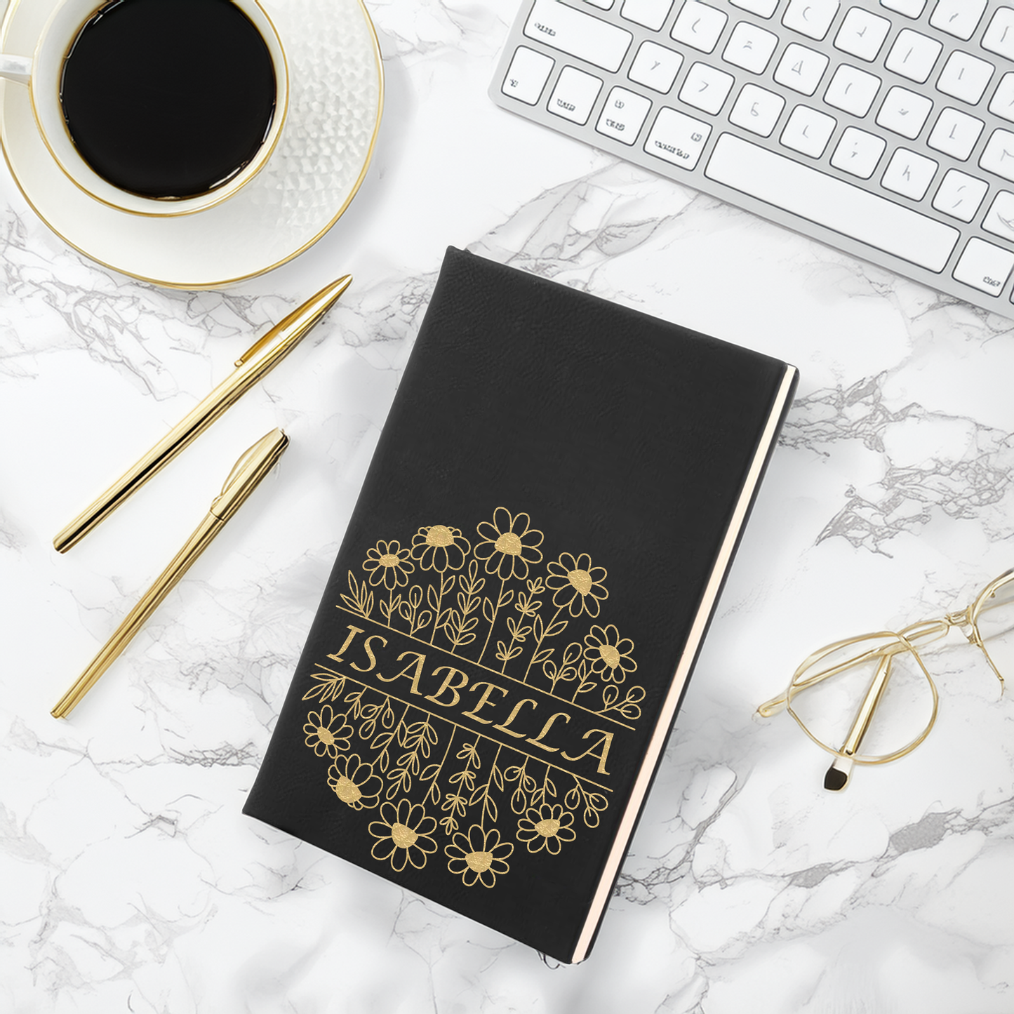 Personalized Lined Journal for School,Work, Home, Back to School Gifts for Teachers and Students. Custom Notebooks with Your Name, Customized Journals for Women, Personalized Writing Journal