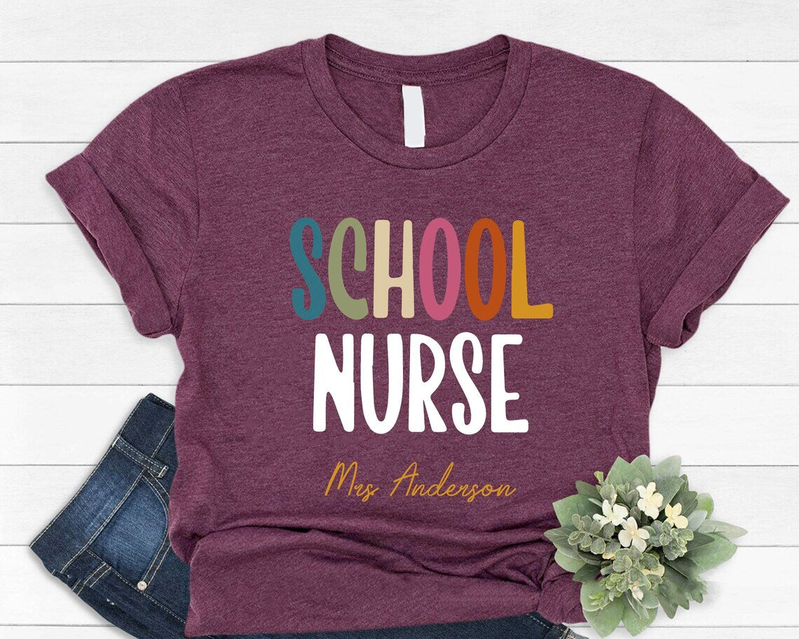 Custom School Staff T-Shirts - Principal, Asst. Principal, Counselor, Nurse.