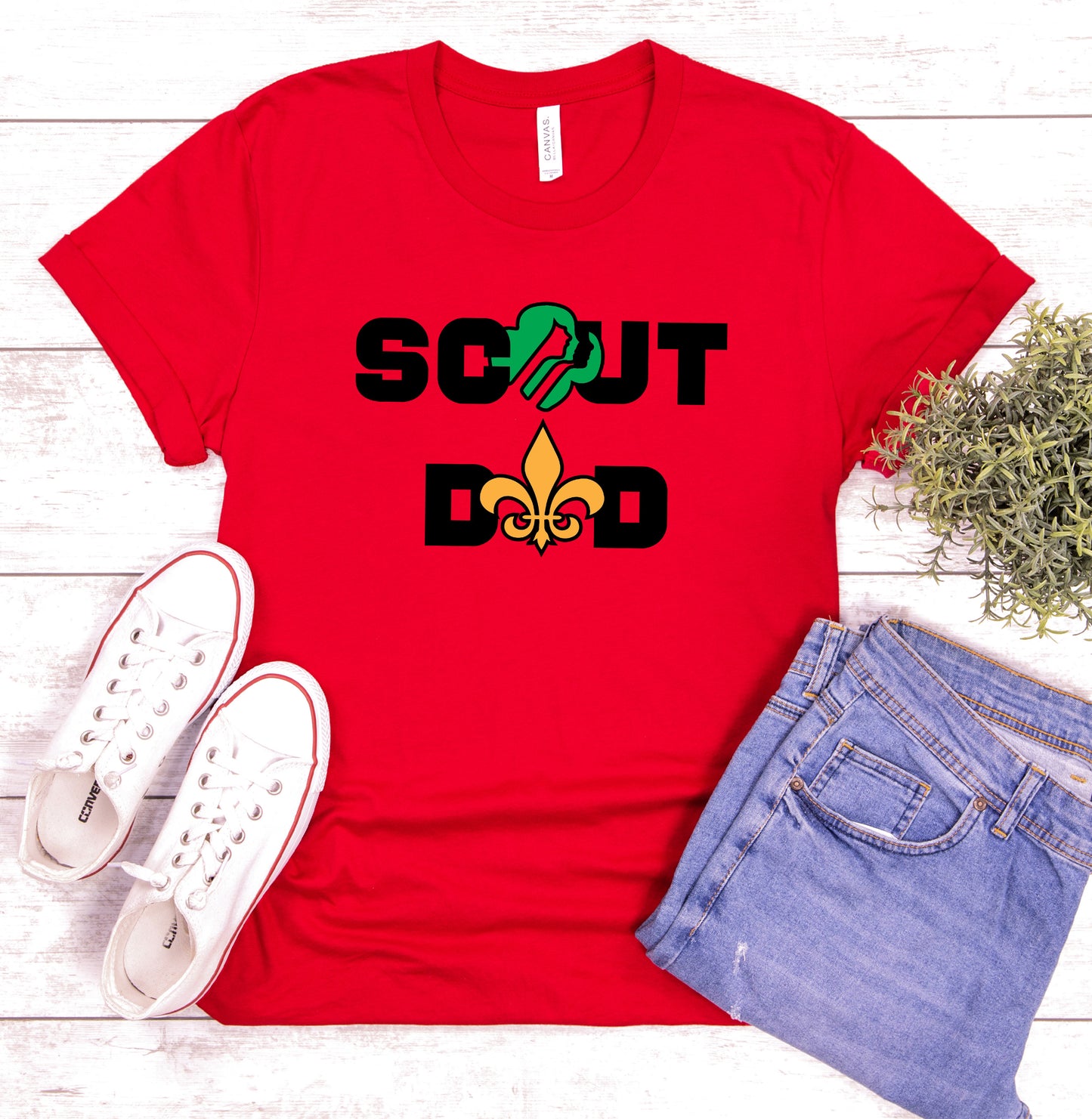 Scout Dad T-Shirt - Stylish and Fun Design for Dads, Perfect for Scout Dads and Sons!