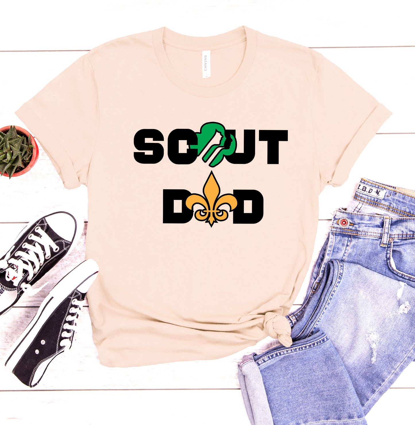 Scout Dad T-Shirt - Stylish and Fun Design for Dads, Perfect for Scout Dads and Sons!