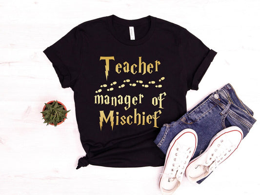 Magical Teacher Shirt | Mischief Manager Tee, Perfect Teacher Gift