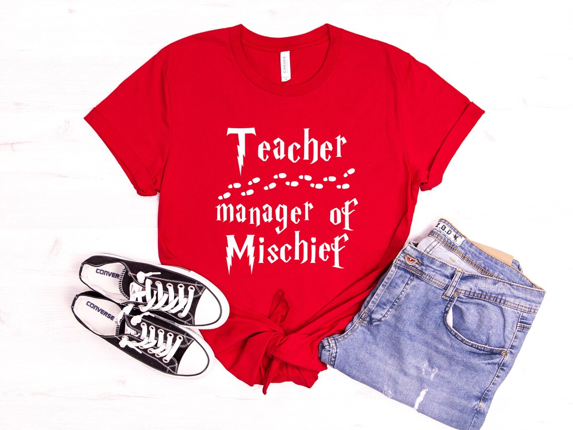 Magical Teacher Shirt | Mischief Manager Tee, Perfect Teacher Gift