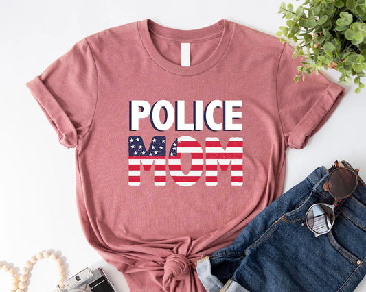 Proud Protector: Police Mom Shirt - Supportive Gift for the Heroic Police Officer Mom