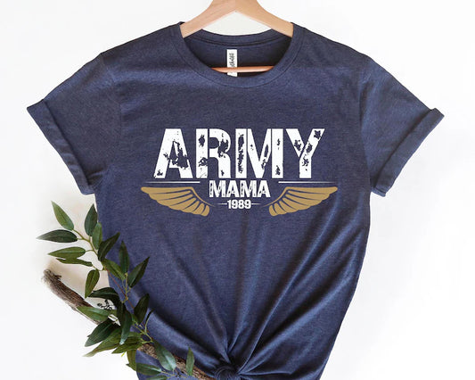 Salute to Strength: Army Mama Shirt - Perfect Mother's Day and Birthday Gift for a Proud Military Mom