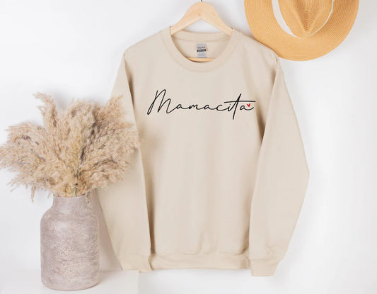 Mamacita Sweatshirt Happy Mothers Day Gift for Mom