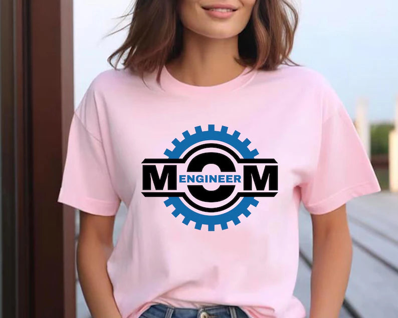 Engineering Brilliance: Engineer Mom Shirt - Perfect Mother's Day or Birthday Gift for the Tech-Savvy Mom