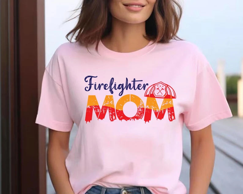 Brave & Bold: Firefighter Mom Shirt - Ideal Mother's Day or Gift for Firefighter Mom