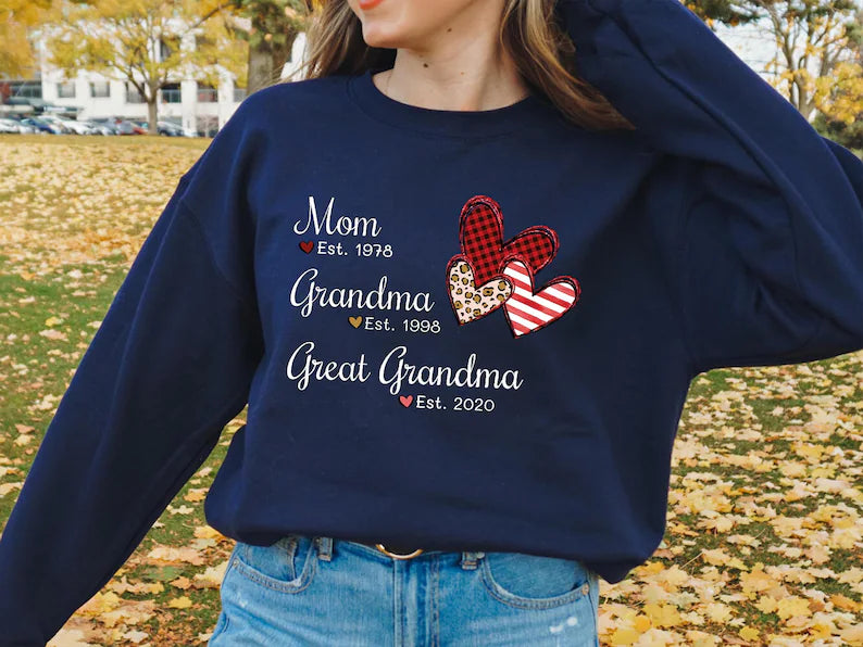 Generations of Love Mom Grandma Great Grandma Sweatshirt