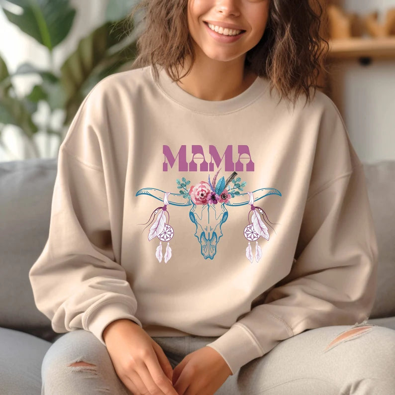 Cozy Mom Life Sweatshirt Perfect Mothers Day Gift