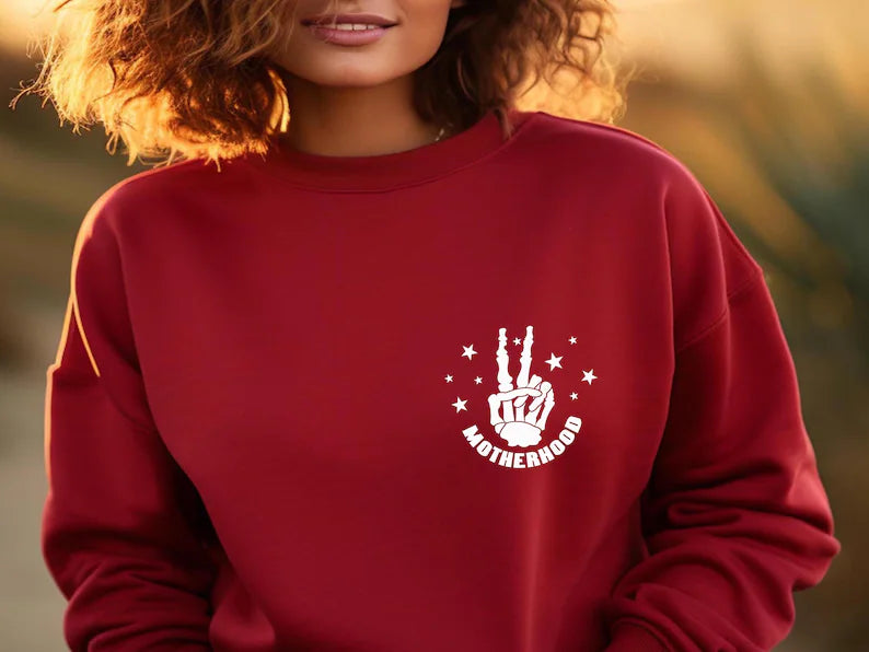 Embrace Motherhood with Style: 'Some Day I Rock It' Double-Sided Sweatshirt - Trendy Mama Sweatshirt